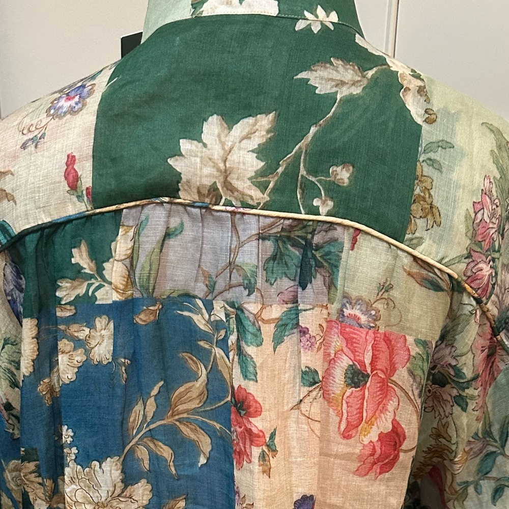 Alemais women’s Loretta blouse in Sage Floral. NWT Size 8 - Picture 5 of 12